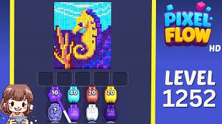 Pixel Flow Level 1252 Solution Walkthrough