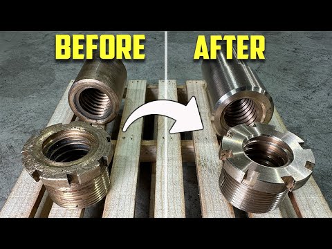 Machining a Pair of Nuts | Lion Lathe Restoration