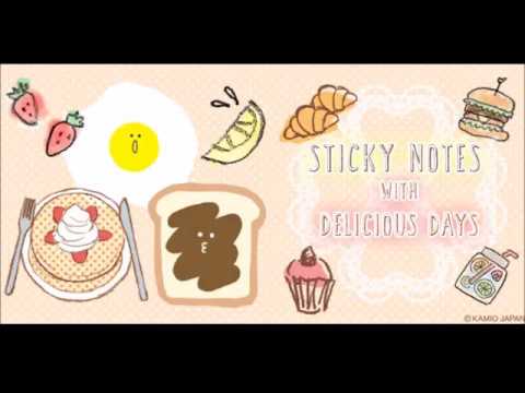 Sticky Note Delicious Days Video