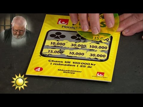 Dagens triss: "Otroligt mycket pengar!" - Nyhetsmorgon (TV4)
