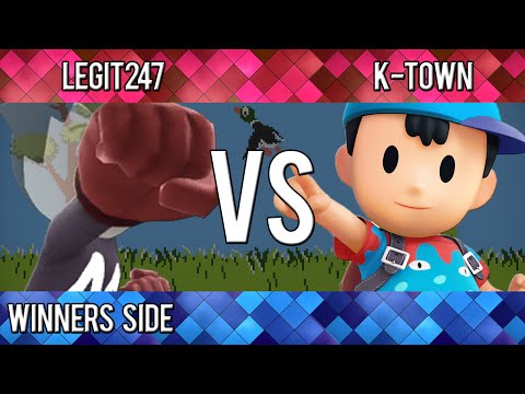 Smash2School - Legit247 (Mii Brawler) vs. K-Town (Ness) - SSB4
