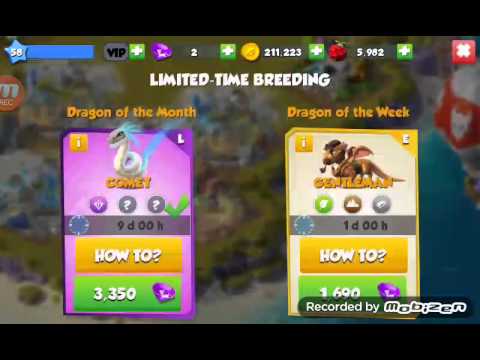 How to breed comet dragon in dragon mania legends