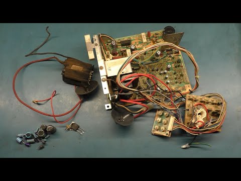 25" K7000 Arcade Monitor Chassis Repair - Blowing Fuses #13 - Bad C36? Bad C69? Melted Flyback?