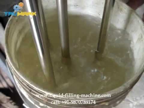 Working process of liquid filling machine