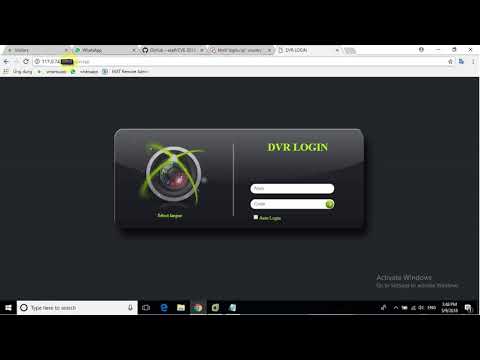 CVE-2018-9995: Attacker camera: Gets DVR Credentials