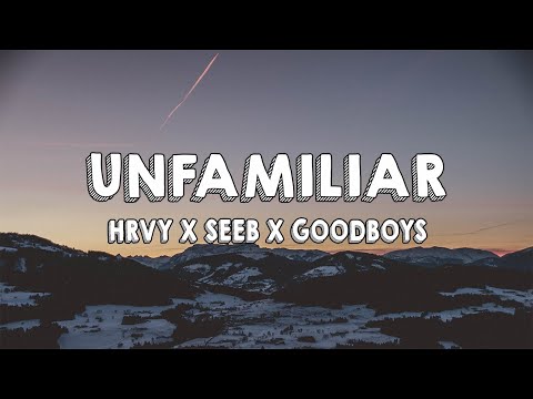 HRVY x Seeb x Goodboys - Unfamiliar (Lyrics)