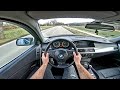 BMW E60 525D M Paket Automatik 177HP POV Test Drive Onboard