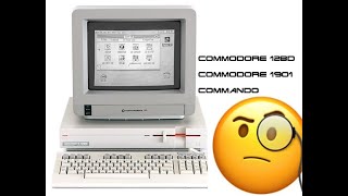 Commodore 128D Commodore 1901 and Commando boxed game