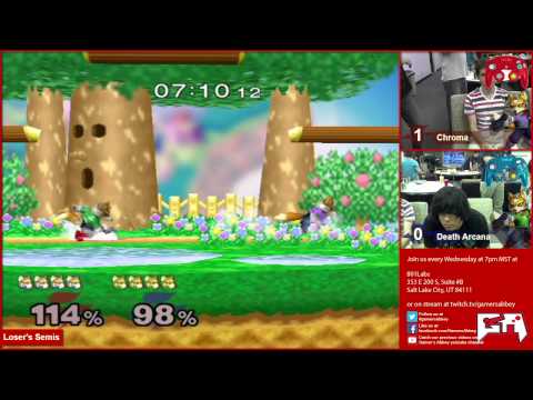 [2015-07-22] Smash Labs Weekly - Melee - Chroma vs Death Arcana