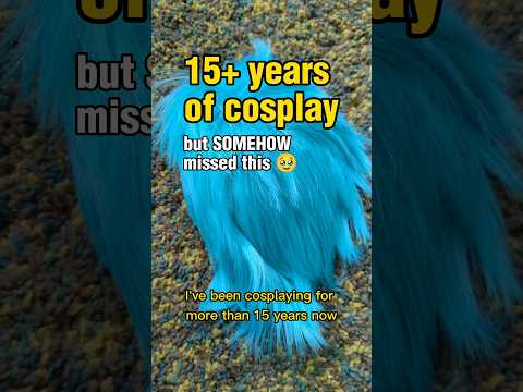 cosplay wig fail 😅 #cosplay #cosplayer #costumes #wigs #wigstyling