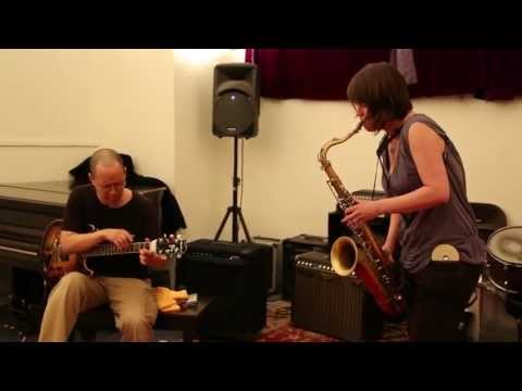 Ingrid Laubrock & Han-earl Park - Douglass St Music Collective, Brooklyn - May 16 2013