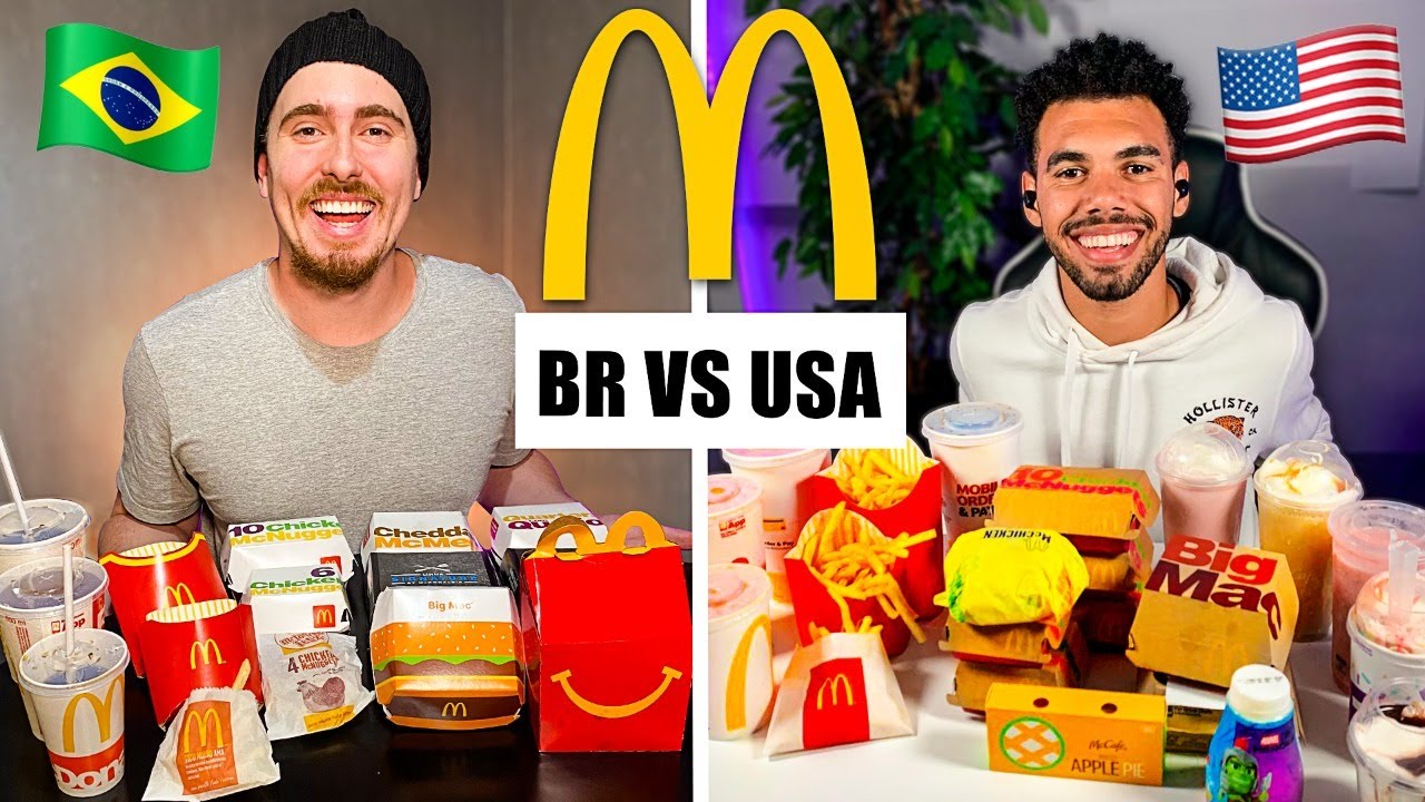 BR x EUA McDonalds I Batalha de comidas