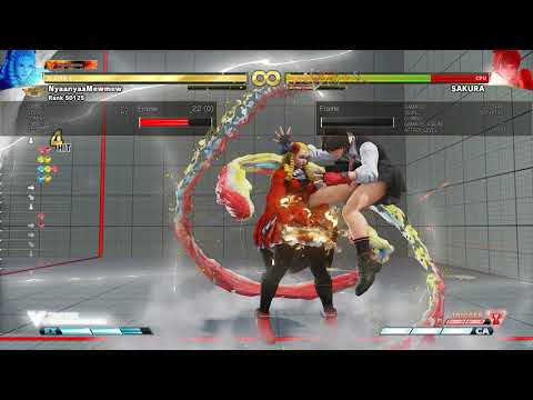 SFV Ver.4.000 - Karin - corner 50/50 and safe jump with VT activation
