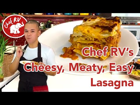 CHEESY, MEATY, EASY LASAGNA