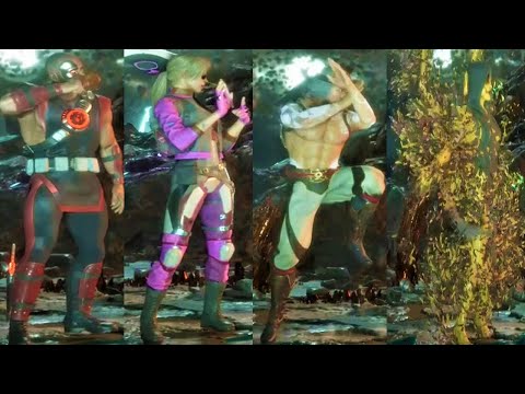 Mk11 - All New Unlockable Taunts Showcase