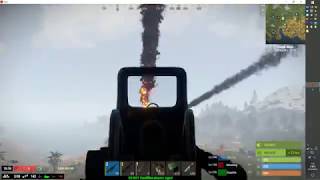 Rust 2019 09 01 アドミン支給のミニミでヘリ戦