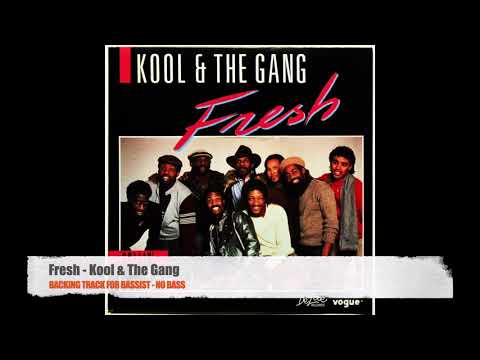 Fresh - Kool & The Gang - Bass Backing Track (NO BASS)