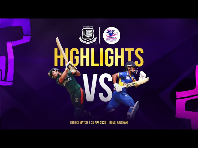 3rd ODI highlights 🎥 Bangladesh Women 🆚 Sri Lanka Women 🔥🏏