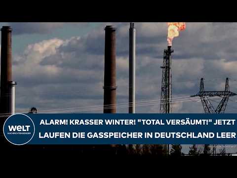 DEUTSCHLAND: Alarm! Krasser Winter! "Total versäumt!" Jetzt laufen die Gasspeicher leer!