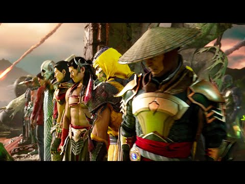 Mortal Kombat 1 Dark Raiden Returns Scene MK1 (2023)