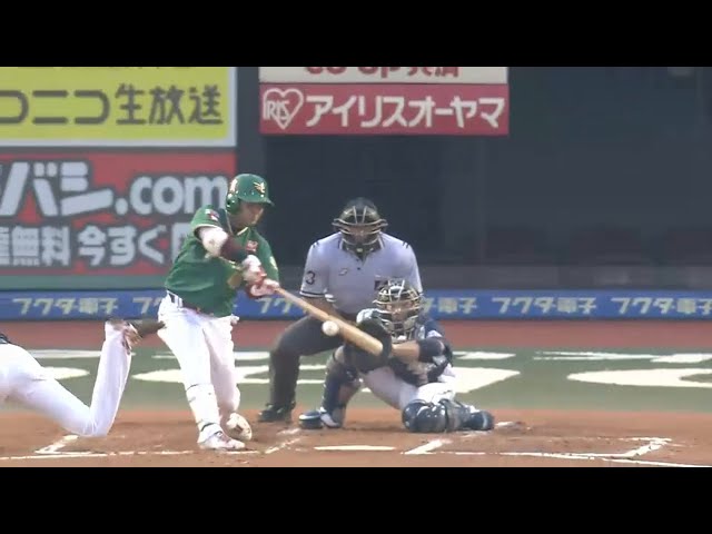 【1回裏】イーグルス・伊志嶺先制タイムリー!! 粘って落ちる球捉えた!! 2015/8/4 E-L