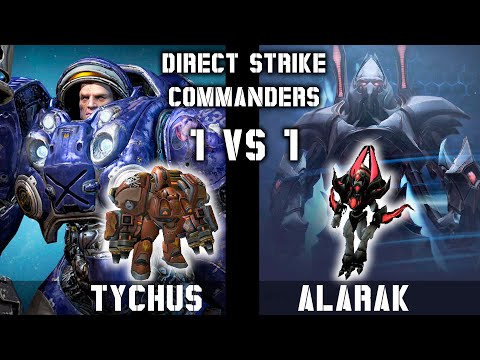 Tychus vs Alarak | problematic ascendants (1300 of shields) Direct Strike Commanders 1vs1