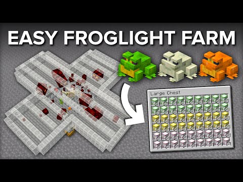 All Colors Froglight Farm - 5000+ Per Hour — Minecraft farm tutorial thumbnail