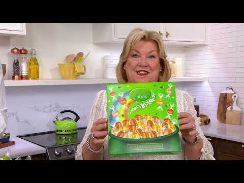 Lindt Lindor 100-Piece Pot of Gold Chocolate Truffles on QVC