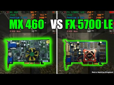 GeForce4 MX 460 vs GeForce FX 5700 LE 128 bit Test In 8 Games (Capture Card)