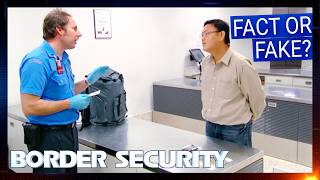 Nervous Passenger Can't Get His Story Straight | FULL EPISODES | Border Security Australia