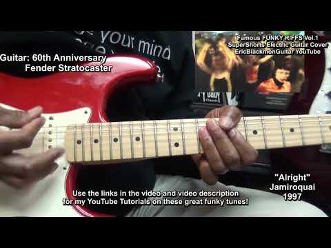 How To Play 10 Famous FUNKY GUITAR RIFFS Vol. 1 - YouTube LESSON LINKS BELOW!​