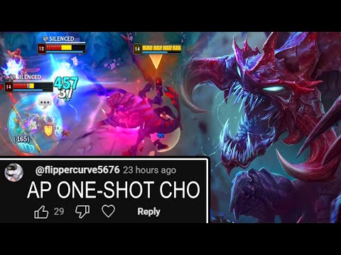 Bringing back the Full AP Cho'gath 1000+ Damage ults for the climb