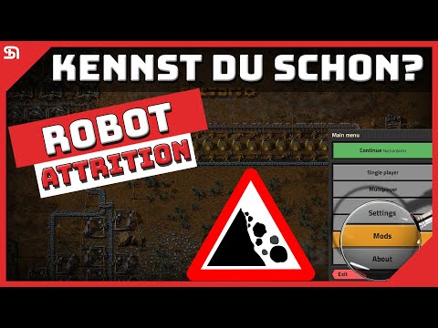 ROBOT ATTRITION | Factorio Mod | Deutsch