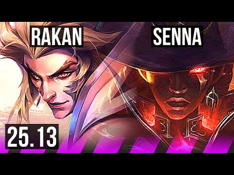 RAKAN & Ezreal vs SENNA & Vel'Koz (SUP) | KR Challenger | 25.13