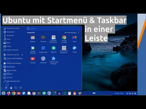 Customize Ubuntu Start Menu & Taskbar