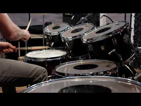 Ludwig  Classic maple  drum set  - Sable Black image 4