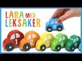 Lära Med Leksaker Bilar Siffror Barnprogram För Små Barn