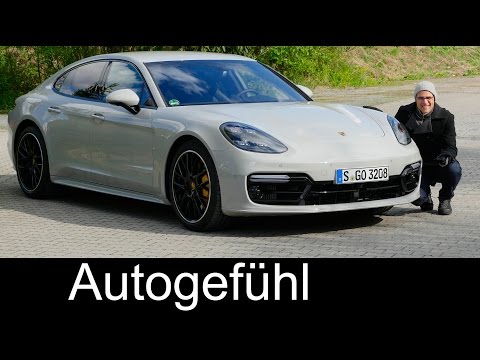 Porsche Panamera Turbo FULL REVIEW 550 hp Autobahn test driven 2018/2017 - Autogefühl