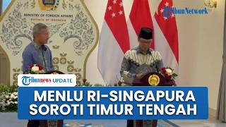 Menlu Sugiono dan Menlu Singapura Kompak Desak Hukum Internasional Ditaati di Konflik Timur Tengah