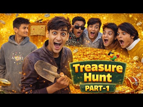 Treasure hunt part 1 🏴‍☠️🪙❤️.....#treasurehunt #part1 #comedy #ytviralvideo #khajana #funny #triple 