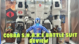 COBRA S.N.A.K.E. BATTLE SUIT REVIEW #gijoeclassified #cobra #review #actionfigures #unboxing #toys