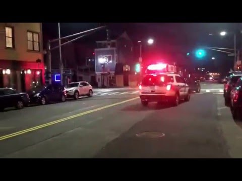 Boston fire rescue 1 responding to a box 1/11/16