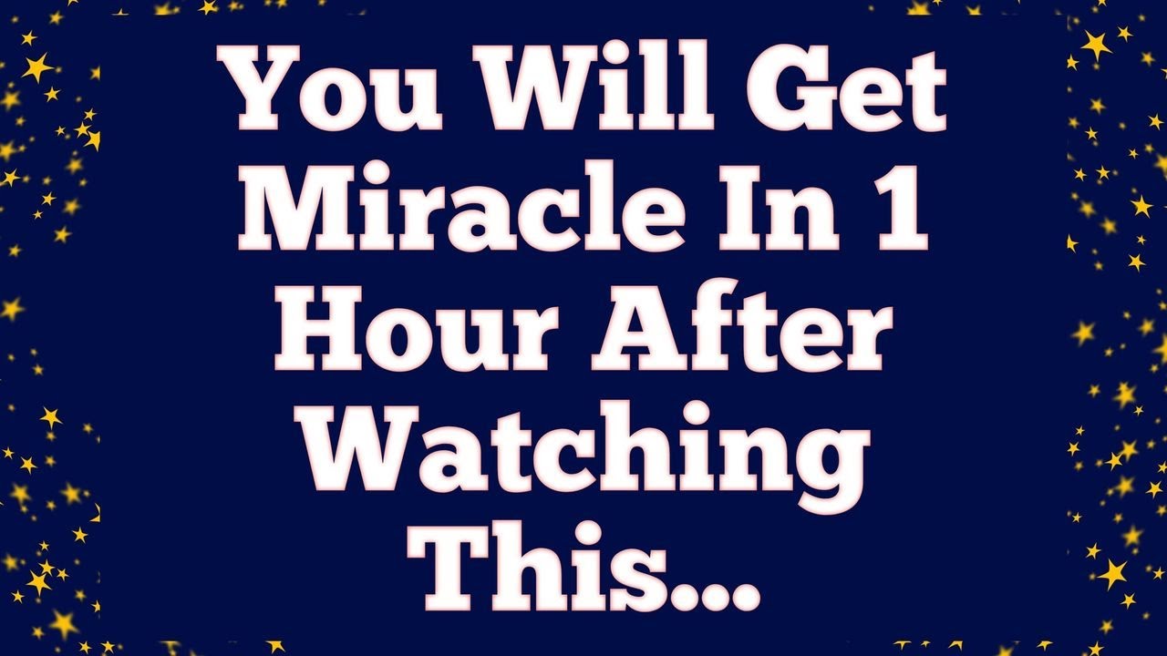 🎉 You Will Get Miracle in One Hour After Watching This... | Message From God To Me