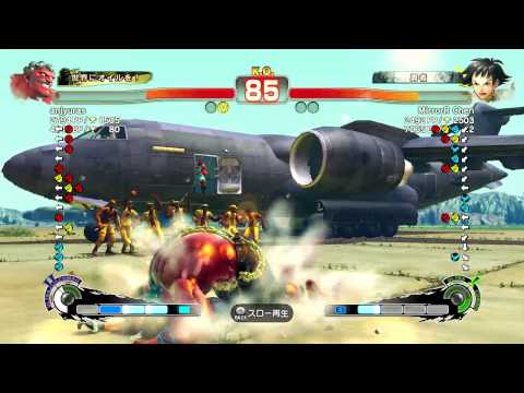 MirrorR Chen ( Makoto ) vs anjyuras ugougokun ( Hakan ) - SSF4 AE Ranked