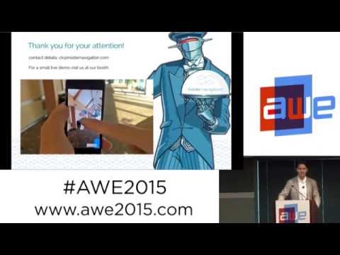 Clemens Kirner (InsiderNavigation) - augmented reality indoor navigation at AWE 2015