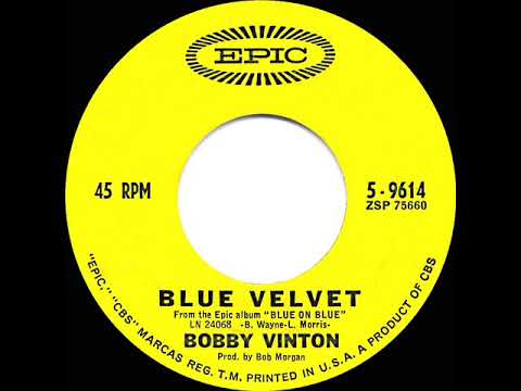 1963 HITS ARCHIVE: Blue Velvet - Bobby Vinton (a #1 record)