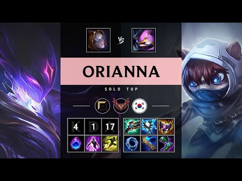 Orianna Top vs Kennen - KR Grandmaster Patch 25.12
