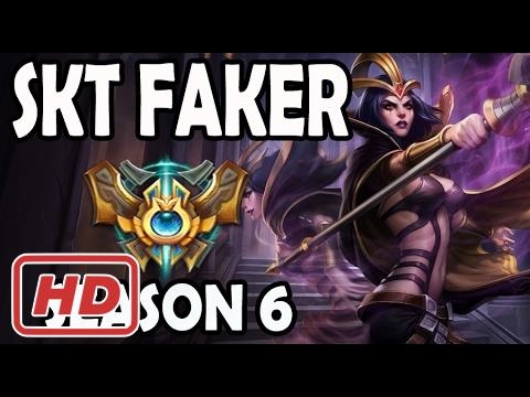 SKT T1 Faker Leblanc vs Varus MID Ranked Challenger Korea