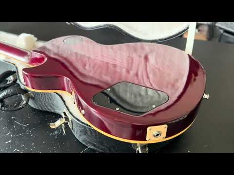 7.4lb! Gibson Les Paul Standard Plus Wine Red 2007 image 26