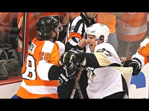 Penguins Vs Flyers Brawls Compilation